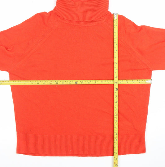 Womens UK Size L Marks and Spencer Red Pullover Jumper