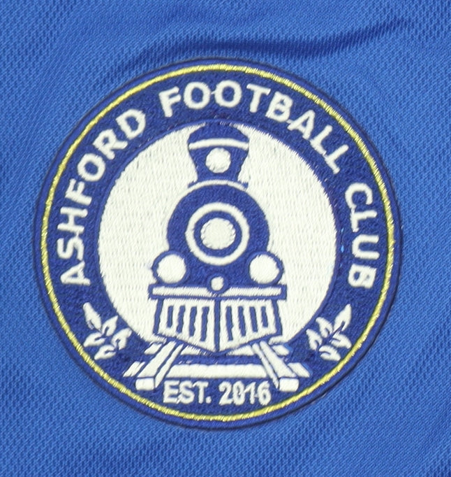 Mens UK Size S Macron Blue Football Polo