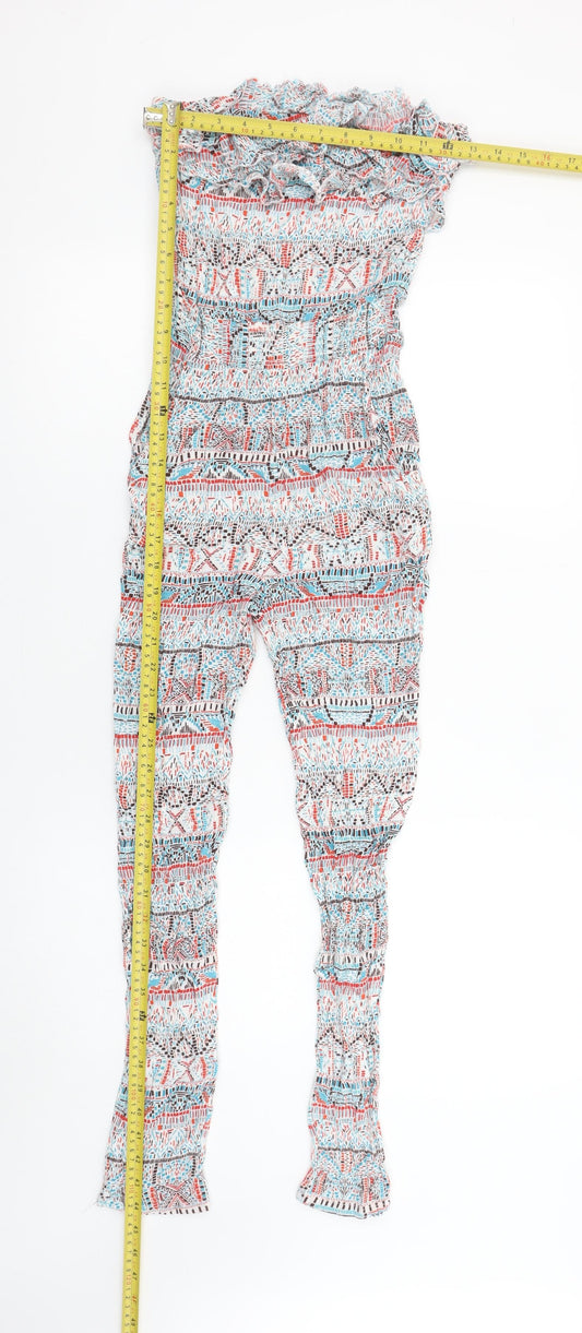 Womens UK Size S Hollister One-Piece Multicoloured Jumpsuit