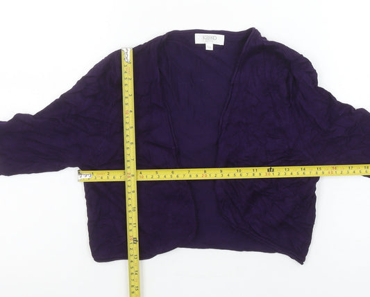 Womens UK Size 10 Kaliko Purple Cardigan Jumper
