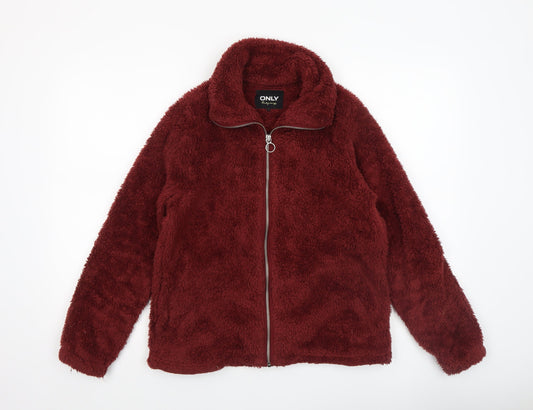 Womens UK Size XS Only Red Basic Jacket