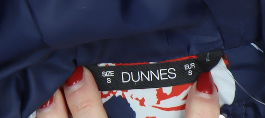 Womens UK Size S Dunnes Blue Rain Coat