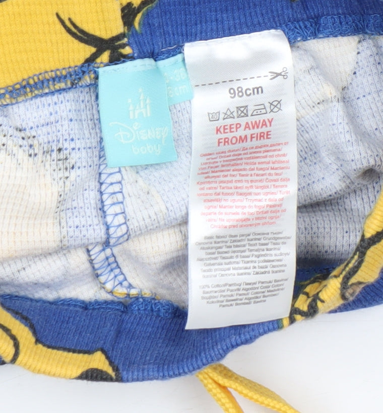 Brand and care label for Disney Baby The Lion King Blue Simba Shorts 18-24 Months unisex