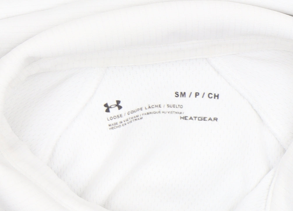 Mens UK Size S Under armour Polyester Polo Shirt