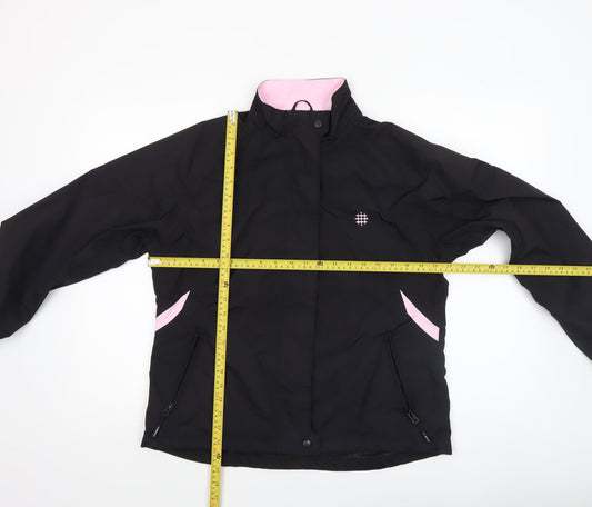 Womens UK Size 10 Backswing Black Basic Jacket