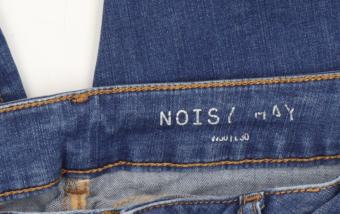 Womens UK Size 12 Noisy may Slim Fit Skinny Blue Jeans