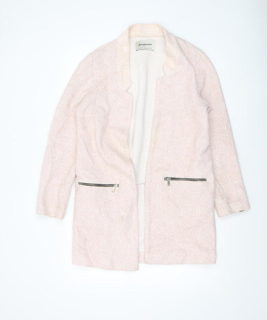 Womens UK Size 12 Stradivarius Pink Basic Jacket