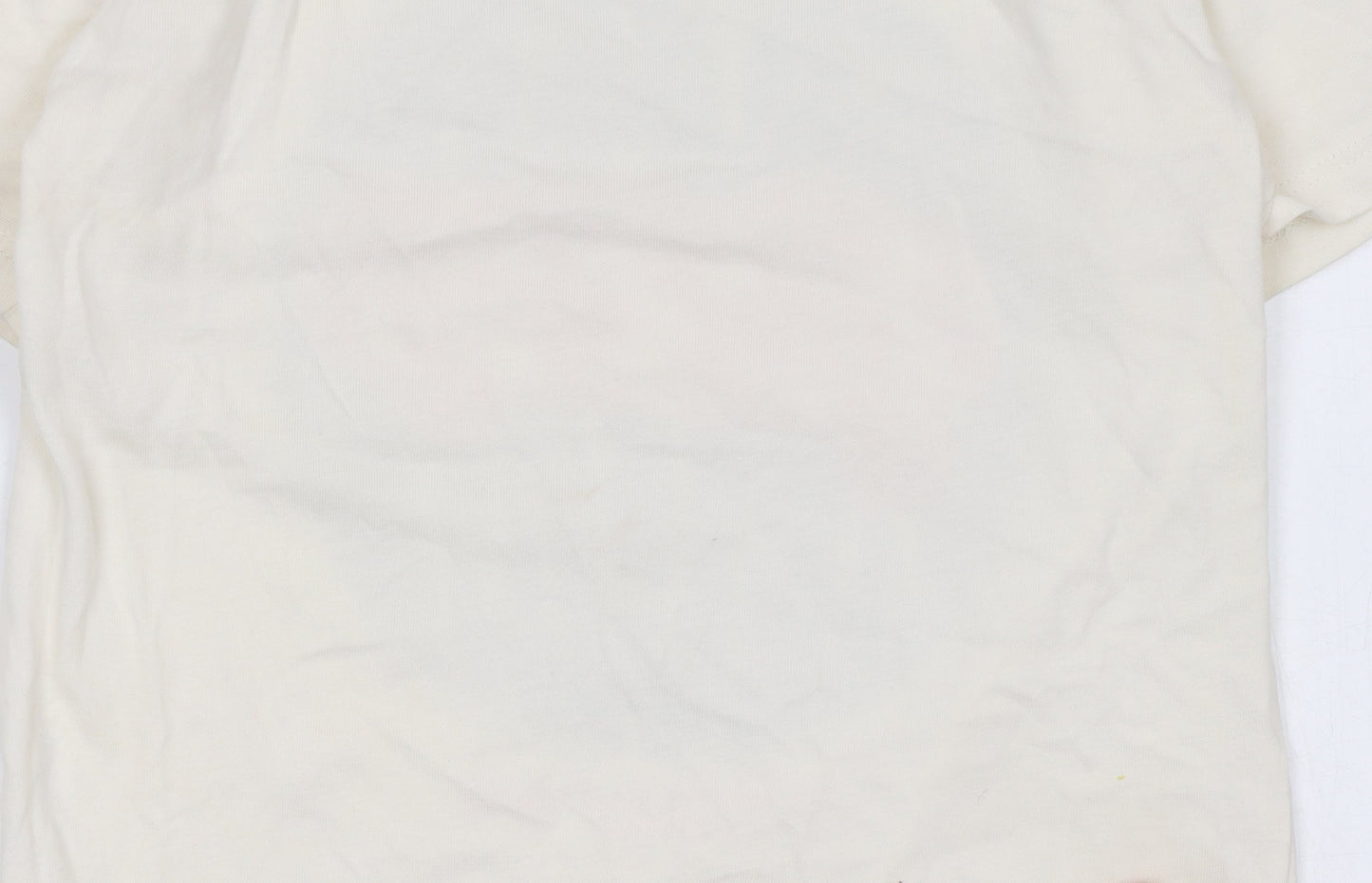 Boys UK Size 5-6 Years Dunnes Stores Beige Basic T-Shirt