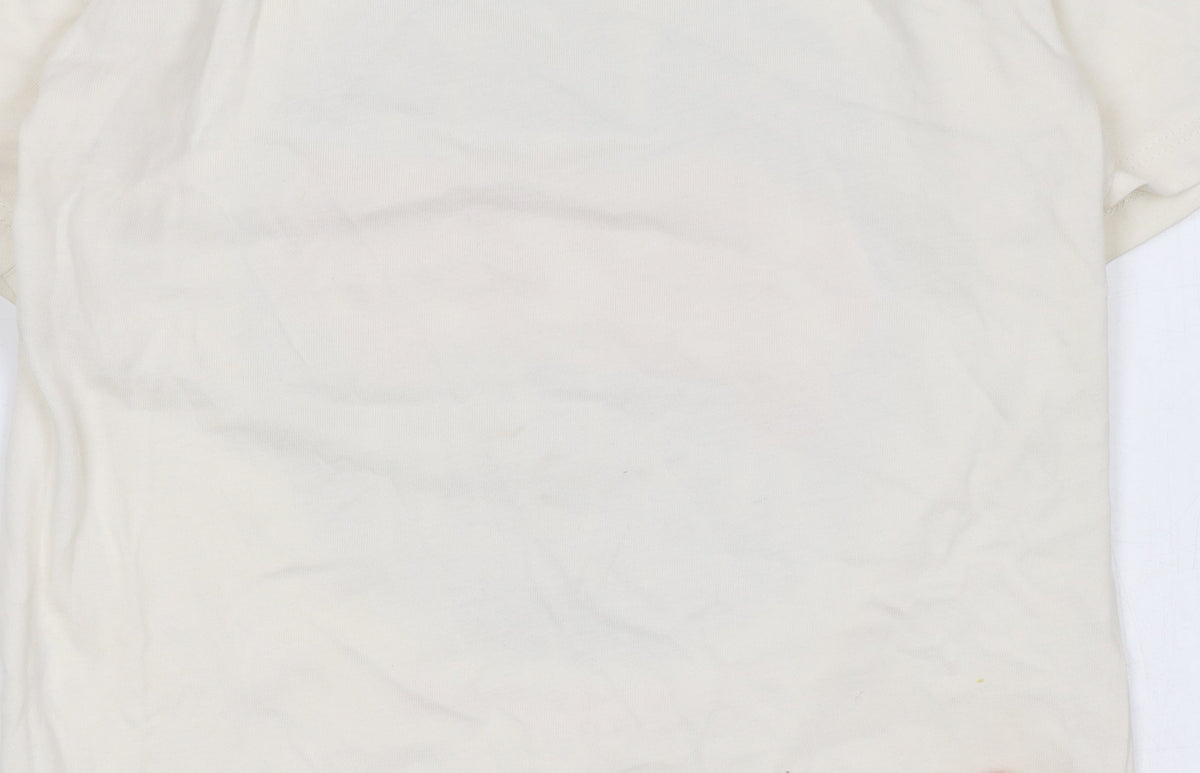 Additional view of Dunnes boys’ beige skateboard graphic cotton t-shirt 5-6 years