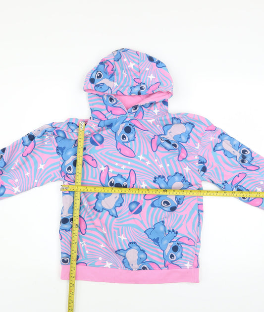 Girls UK Size 11-12 Years Primark Pink Pullover Hoodie