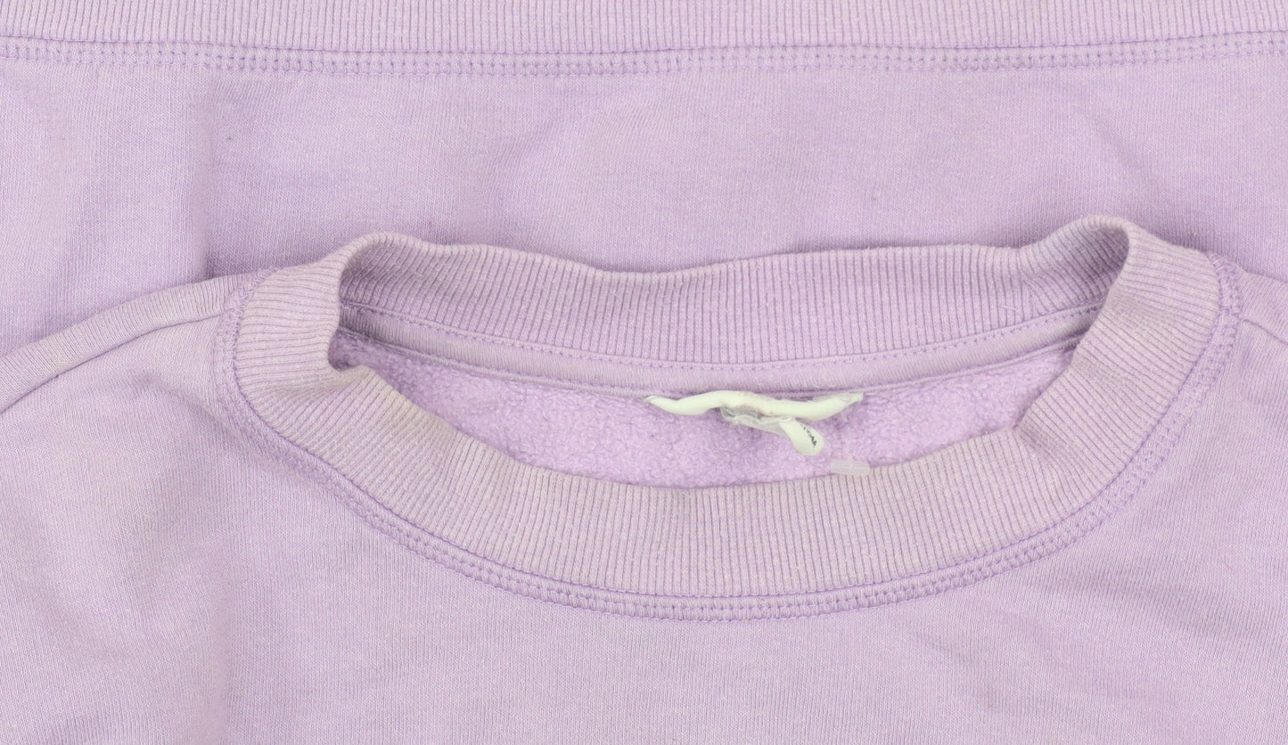 Womens UK Size 14 H&M Purple Pullover Sweatshirt