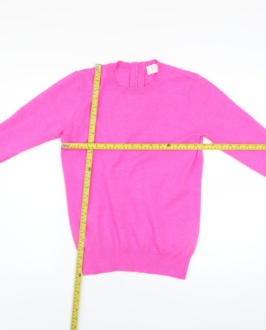 Womens UK Size 10 Savida Pink Pullover Jumper