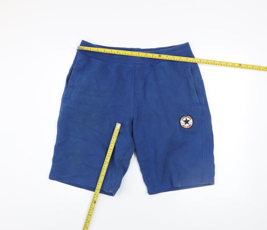Mens UK Size M Converse Regular Fit Sweat Shorts