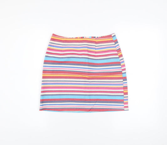 Womens UK Size 8 New Look Straight & Pencil Twill Skirt