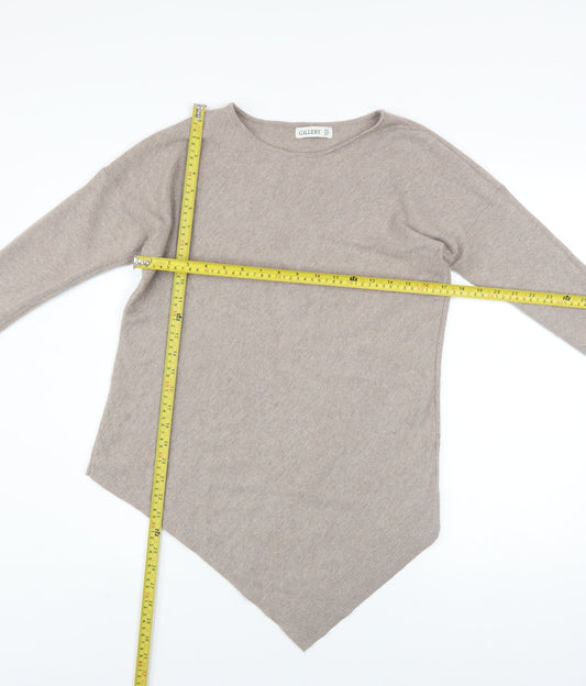 Womens UK Size S Gallery Beige Pullover Jumper
