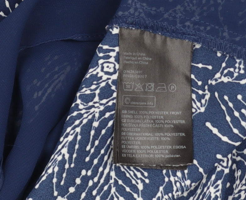 Womens UK Size 6 H&M Blue Basic Blouse