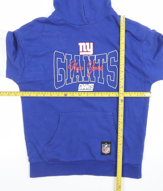 NFL Boys Blue 10-11 Years New York Giants Pullover Hoodie