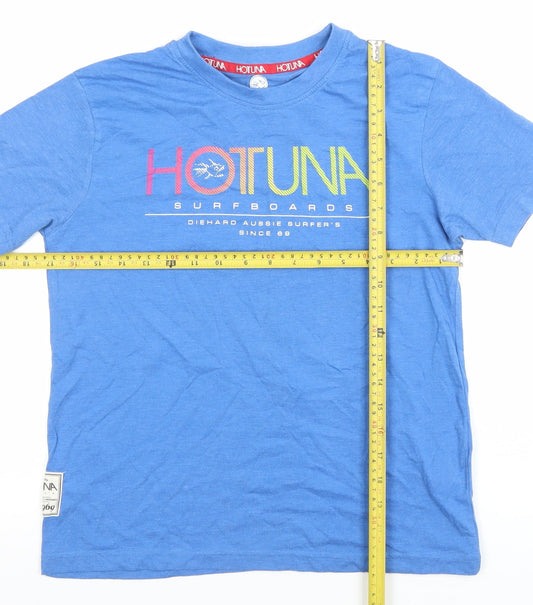 Hot Tuna Boys Blue Surfboards Graphic T-Shirt 11-12 Years Short Sleeve