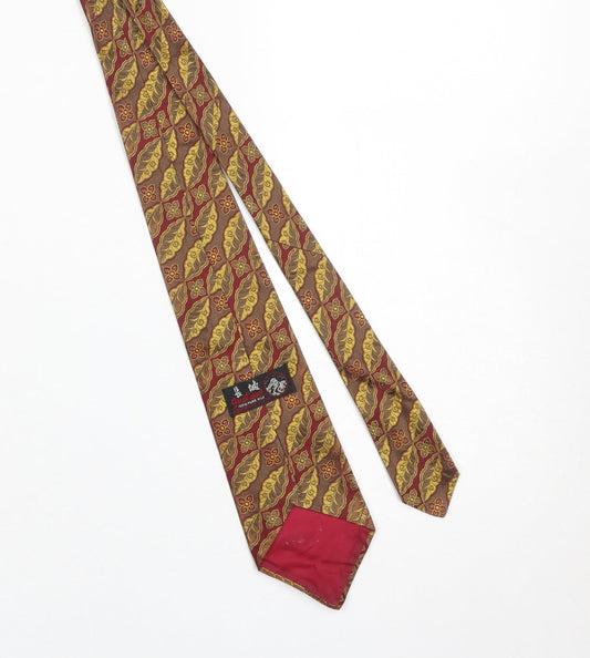 Mens Greatwall Multicoloured Paisley 100% Silk Designer Tie