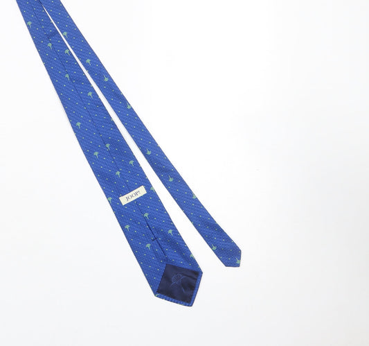 Mens JOOP! Blue Geometric 100% Silk Designer Tie