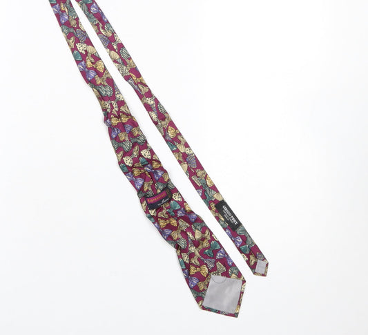 Mens Gibson Price Multicoloured Floral 100% Silk Designer Tie