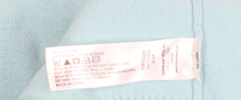 Womens UK Size 12 Maine New England Blue Pullover Jumper