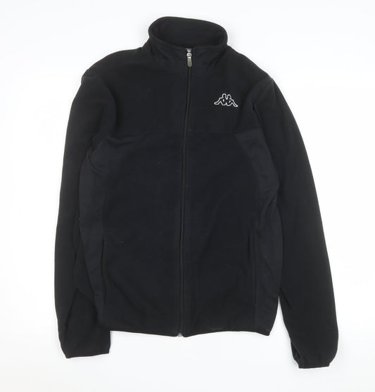 Mens UK Size M Kappa Black Basic Jacket
