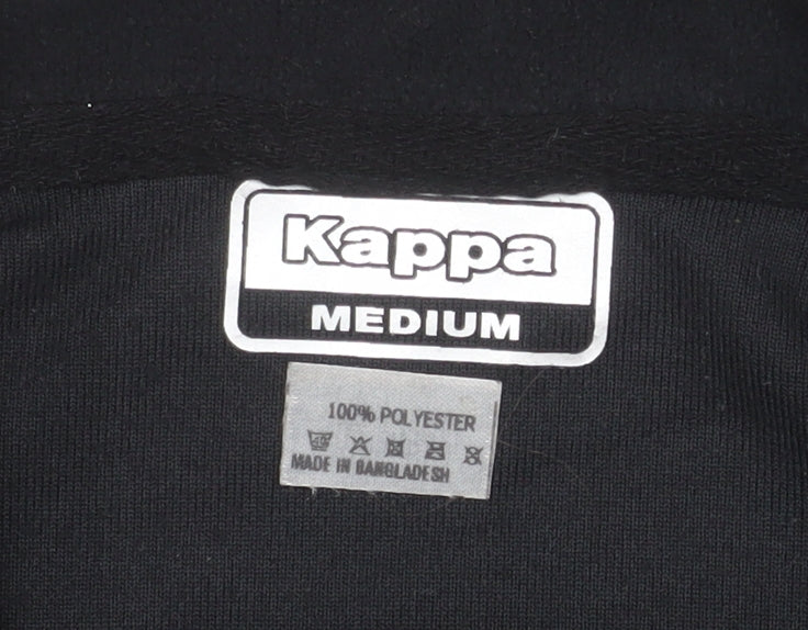 Mens UK Size M Kappa Black Basic Jacket