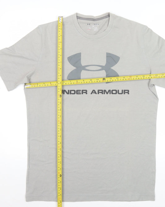 Mens UK Size M Under armour Grey T-Shirt