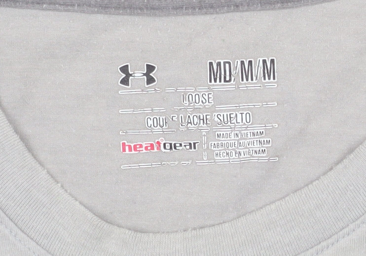 Mens UK Size M Under armour Grey T-Shirt