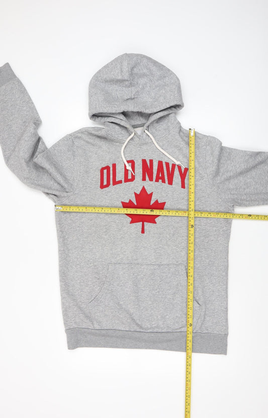 Mens UK Size M Old Navy Grey Pullover Hoodie