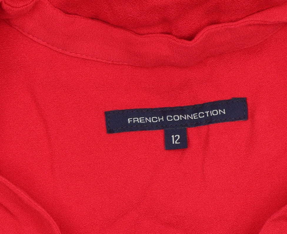 Womens UK Size 12 French Connection Fit & Flare Dress