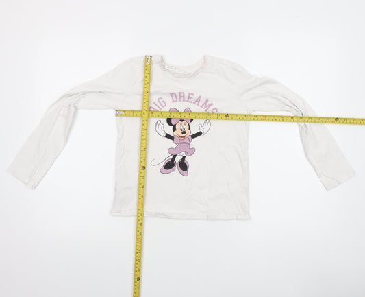 Boys UK Size 9-10 Years MNG White BasicJersey T-Shirt