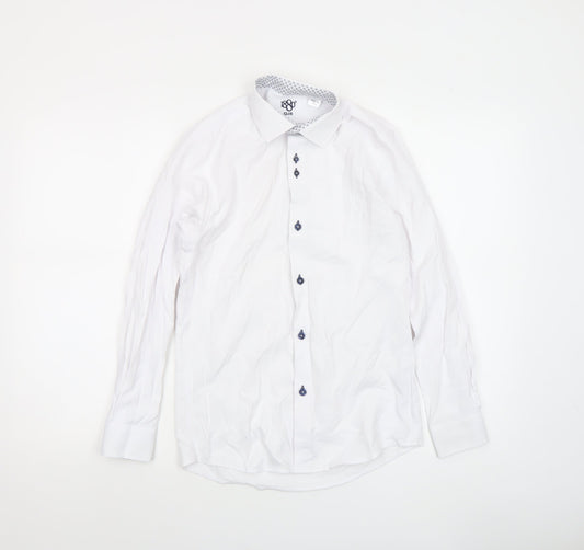 Boys UK Size 158 1880 Club White Dress Shirt Button-Up