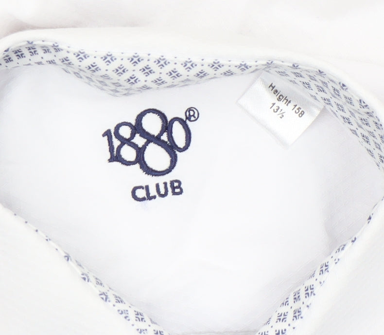 Boys UK Size 158 1880 Club White Dress Shirt Button-Up