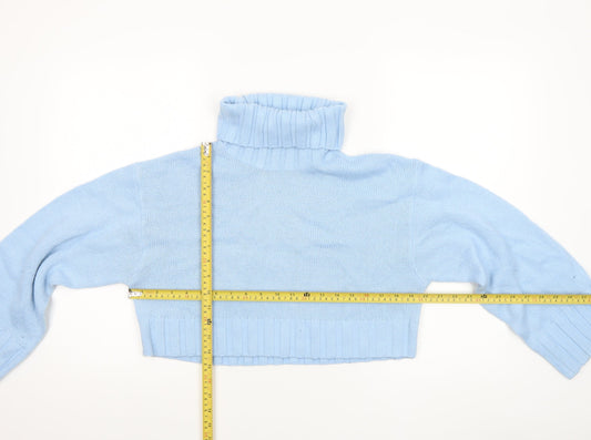Womens UK Size 8 H&M Blue Pullover Jumper
