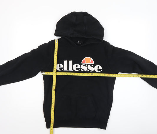 Boys UK Size 12-13 Years ellesse Black Pullover Hoodie