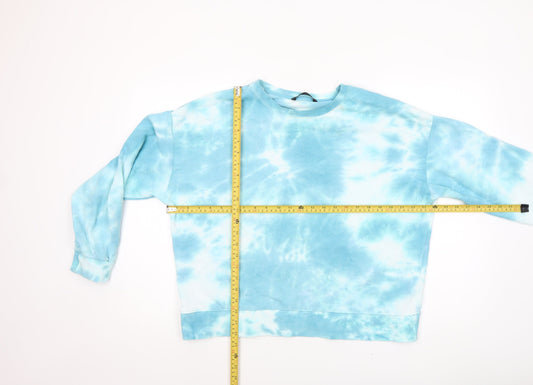 Womens UK Size M Dunnes Blue Pullover Sweatshirt