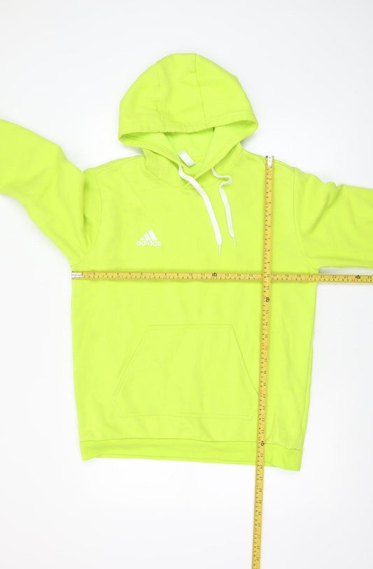 Mens UK Size M adidas Yellow Pullover Hoodie