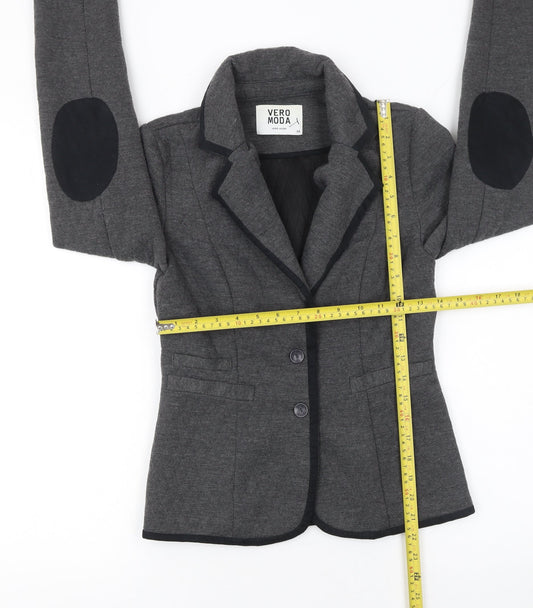 Womens UK Size 8 VERO MODA Regular Grey Blazer