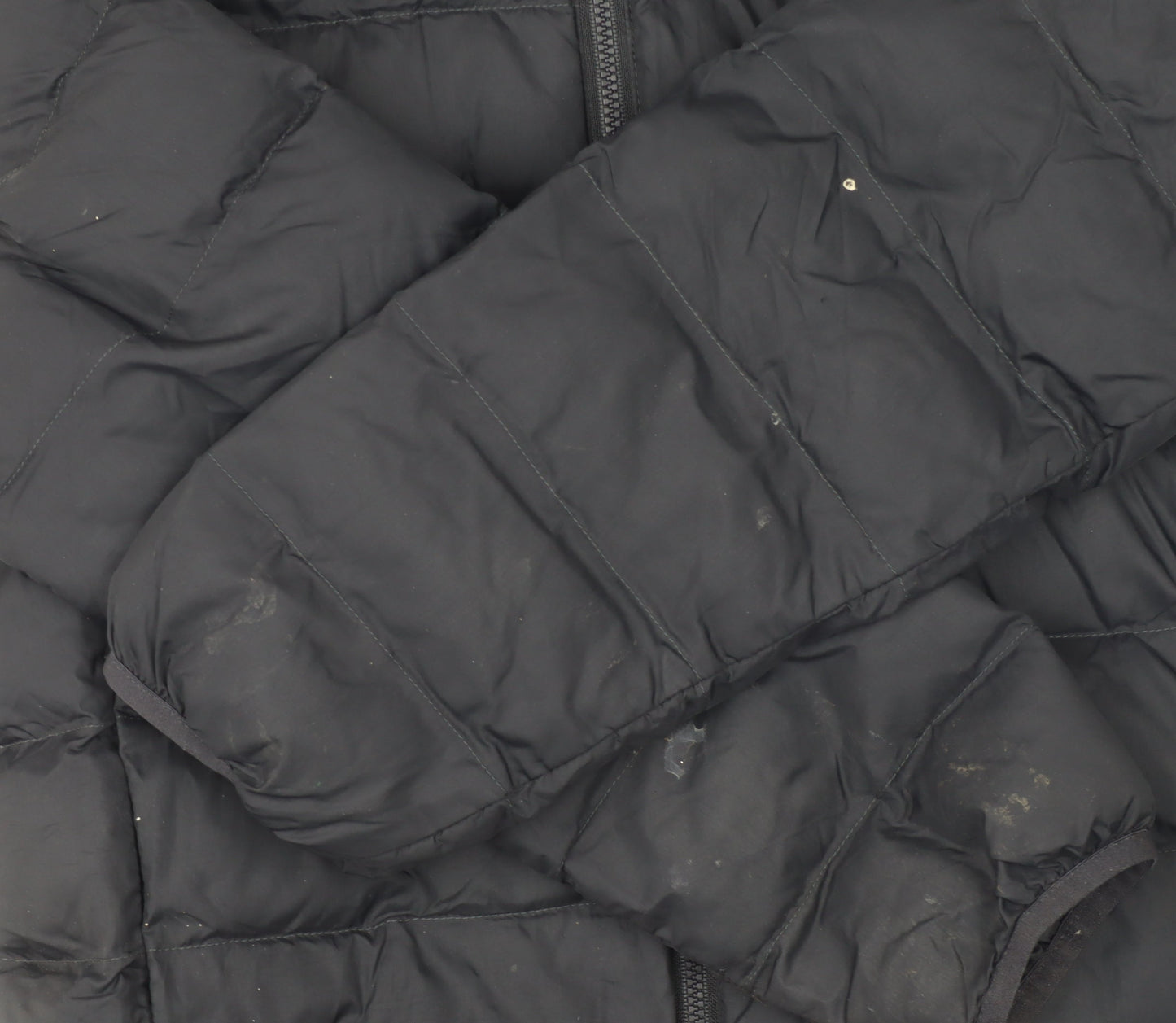 Boys UK Size 9-10 Years Uniqlo Black Puffer Jacket