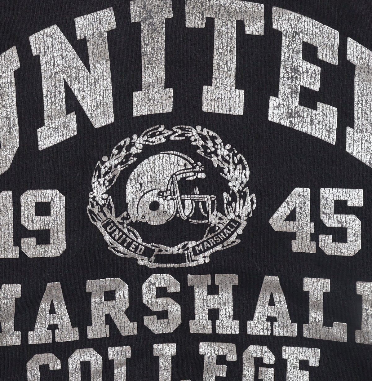 Womens UK Size S United Marshall College Black Pullover Hoodie