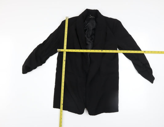 Womens UK Size 10 Boohoo Black Basic Jacket