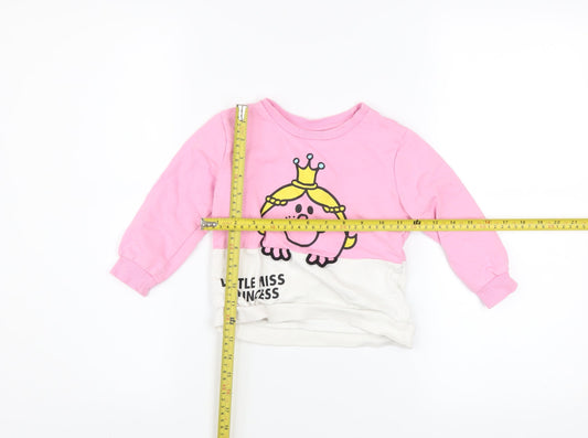 Girls UK Size 18-24 Months Dunnes Stores Pink Pullover Jumper