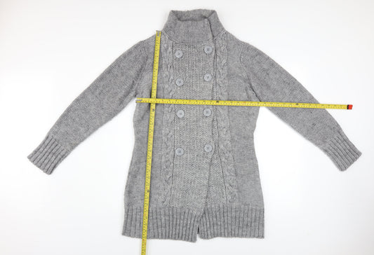 Mens UK Size L St. Bernard for Dunnes Grey Cardigan Jumper