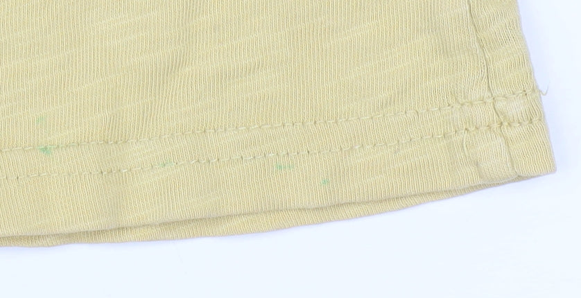 Boys UK Size 6-7 Years FatFace Yellow Basic T-Shirt