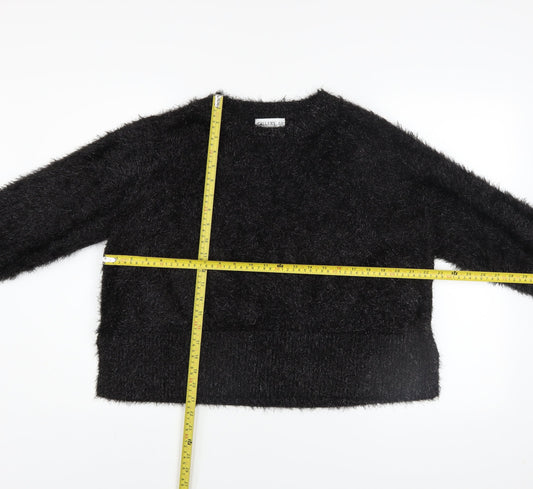 Womens UK Size 18 Gallery Black Pullover Sweatshirt