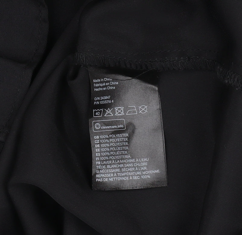 Womens UK Size 12 H&M Black Basic Blouse