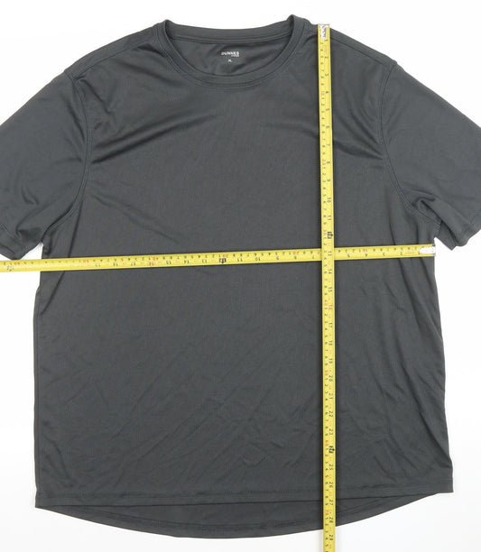 Mens UK Size XL Dunnes Stores Grey Gym & Training Running & Jogging Walking T-Sh