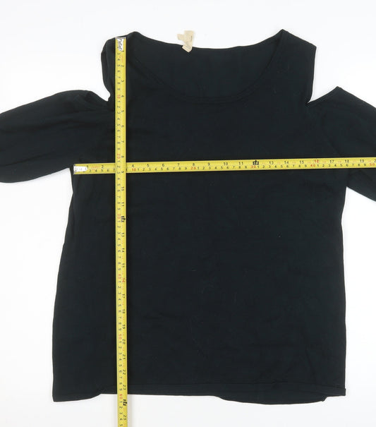 Womens UK Size 18 Phase Eight Black Basic Blouse